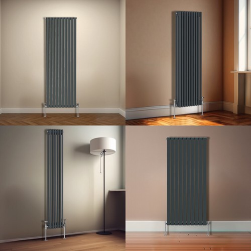 Vertical flat panel oval - flat,
