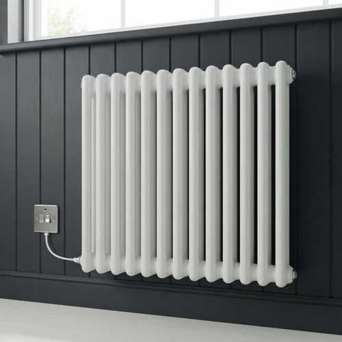 White traditional electric - white,